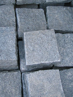 Blue Black Natural Granite Handcut Cobbles Pack (20x10x4-6cm) | 10sqm