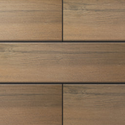 Vertex™ | Dark Brown Wood Effect Porcelain Decking Plank