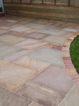 Camel Dust Natural Indian Sandstone Patio Pack | 19.68sqm