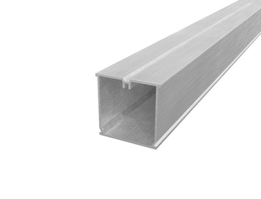 Tectonic® Aluminium Decking Subframe Joist (3.6m length) Decking Fixing OVAEDA® Composite Decking & Porcelain Paving 50mm Silver HD
