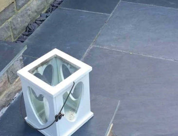 Indian Black Natural Slate Patio Pack | 19.68sqm OVAEDA® Composite Decking & Porcelain Paving