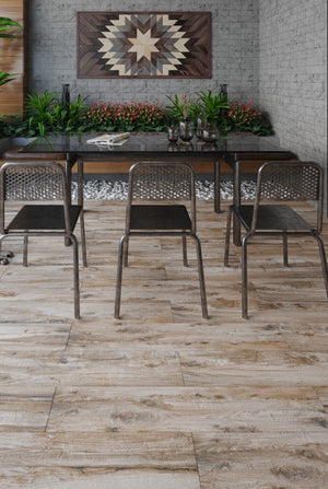 Islay™ | Dark Brown Wood Effect Porcelain Paving Tiles (30x120x2cm)  Tile Space   