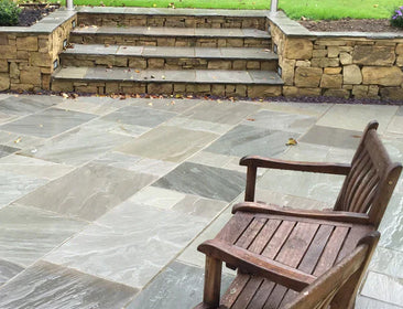 Kandla Grey Natural Indian Sandstone Pack (60x60cm) | 20.16sqm OVAEDA® Composite Decking & Porcelain Paving