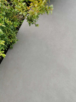 Pure™ | Mid Grey Concrete Effect Porcelain Paving Tiles (60x90x2cm)