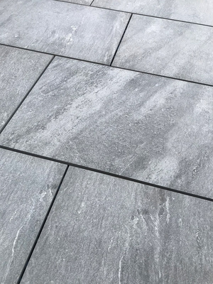 Quartz™ | Grey Stone Effect Porcelain Paving Tiles (60x90x2cm)  Paving Stock   
