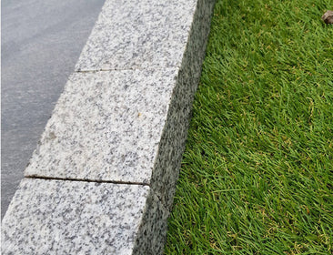 Silver Grey Natural Granite Flamed Sawn Edges Cobbles Pack (10x10x4-6cm) | 10sqm OVAEDA® Composite Decking & Porcelain Paving