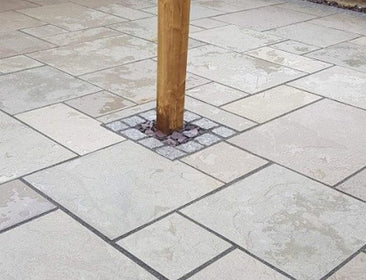 Grey Natural Limestone Handcut Patio Pack | 19.68sqm OVAEDA® Composite Decking & Porcelain Paving