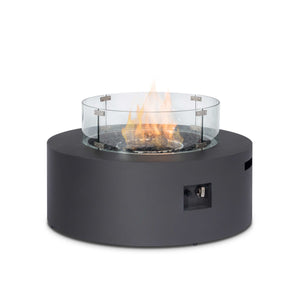 90ø Round Gas Fire Pit
(includes glass surround, and fire stones) | Charcoal  Maze   