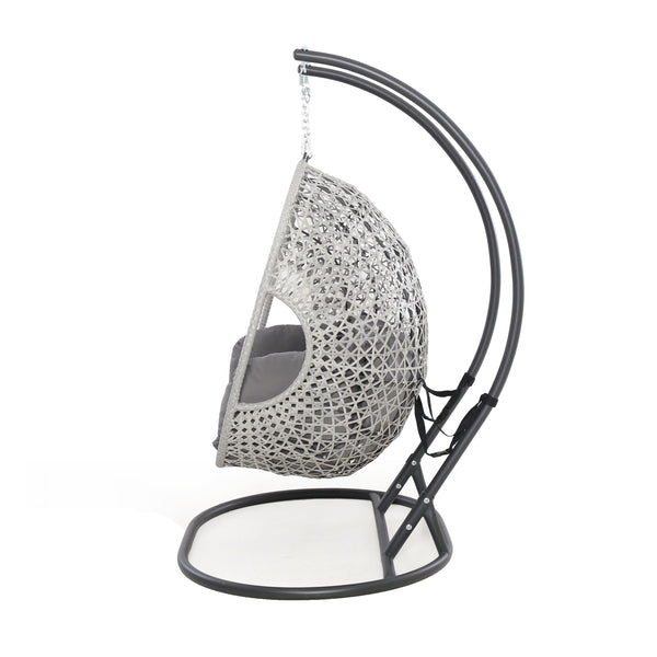 Ascot Double Hanging Chair  | Grey  Maze   