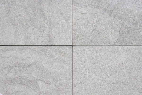 Avon™ | Grey Stone Effect Porcelain Paving Tiles (80x80x2cm) Contemporary Porcelain Tile Space   