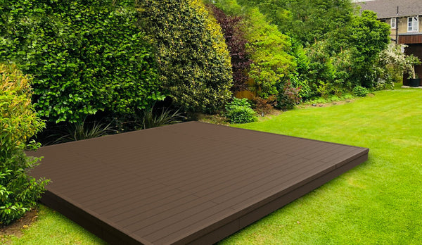 Classic™ | Grooved Composite Decking and Subframe Pack 4m x 4m (16sqm)  Ryno Group   
