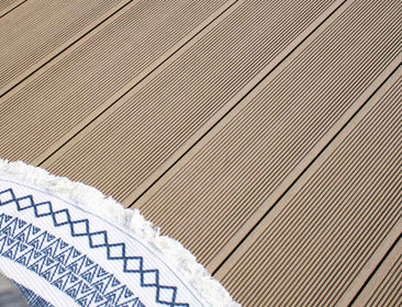 Classic™ | Light Brown Grooved Composite Decking (3.6m length) Contemporary Decking 57.6001