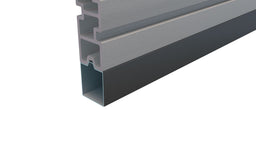Composite Fencing Aluminium Bottom Rail (1.83m length) | Light Grey