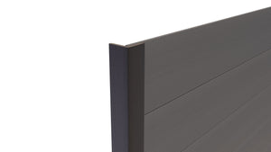 Composite Panel Cladding Angled Trim (3m length) | Mid Grey  Ecoscape UK   