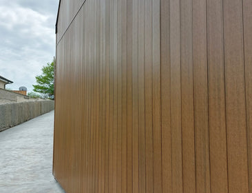 Composite Panel Cladding Board (3.6m length) | Light Brown Ecoscape UK