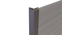 Composite Panel Cladding External Corner Trim (3.6m length) | Light Grey