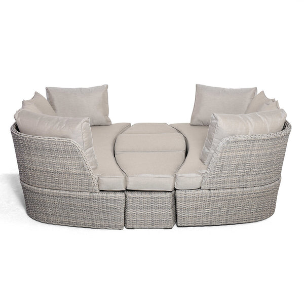 Cotswold Daybed | Grey/Taupe  Maze   