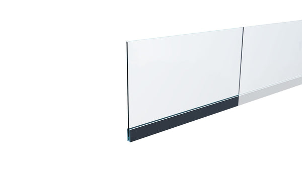 Frameless Glass Balustrade 1.2m Full Panel | 15mm Glass excluding Stainless Handrail  FH Brundle   