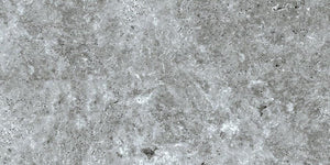 Full Tile Samples Stone Effect Porcelain Sample OVAEDA® Composite Decking & Porcelain Paving Travertino™ | Dark Grey Stone Effect 45x90x2cm  