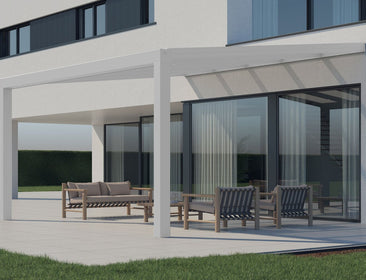 Horizon™ Glass Canopy | 3 x 4m White AG Plastics