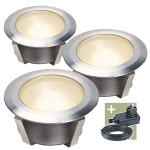 Lumis Olan 40 Decking Light Kit - 10 Lights  OVAEDA® Composite Decking & Porcelain Paving   