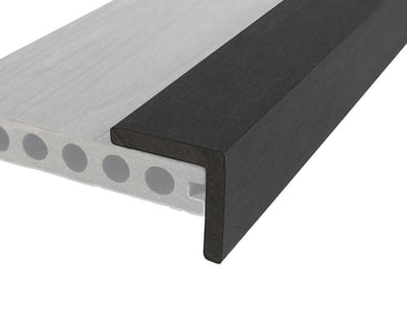 Luxxe™ | Black Woodgrain Composite Decking Corner Trim (3m length) Corner Trim Ryno Group
