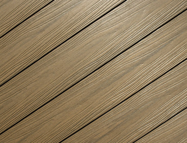 Luxxe™ | Natural Brown Woodgrain Composite Decking Board (3.6m length) 57.5002 Default Title