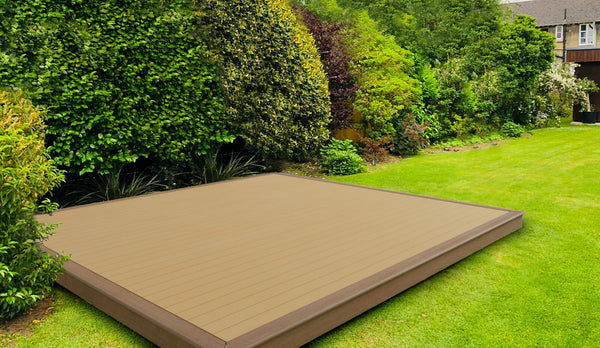 Luxxe™ Woodgrain Composite Decking and Subframe Pack 3m x 3m (9sqm)  Ryno Group   