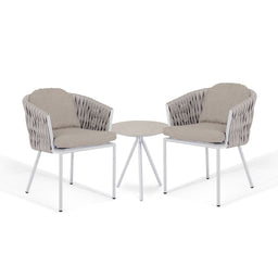 Marina Bistro Set
(2x dining chairs + side table) | Sandstone