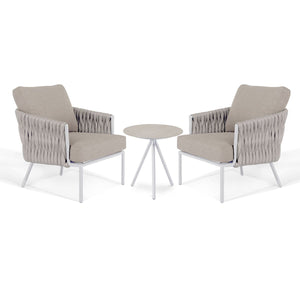 Marina Lounge Set
(2x armchairs + side table) | Sandstone  Maze   