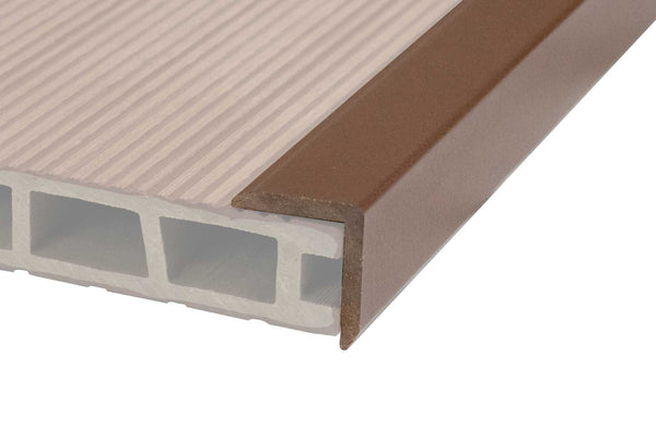 NaturaPlus™ | Terracotta Grooved Composite Decking Corner Trim (3m length) Corner Trim Ryno Group   