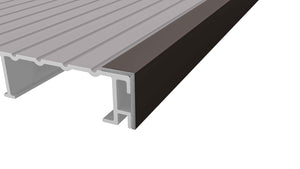 Non-combustible L-profile finishing trim (3m) | RAL 8019 Grey Brown  Ryno Group   
