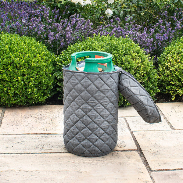 Outdoor Fabric Quilted Gas Bottle Cover (H58.7cm x33øcm ) | Flanelle  Maze   