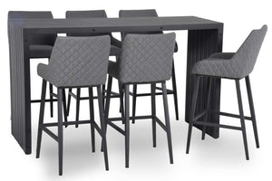 Regal 6 Seat Rectangular Dining Set | Flanelle  Maze   