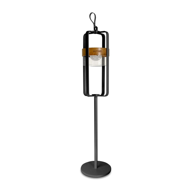 Satellite Large Solar Light With Stand | Charcoal  Maze   