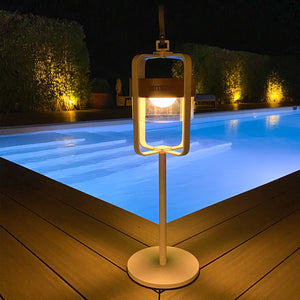 Satellite Small Solar Light With Stand | White  Maze   