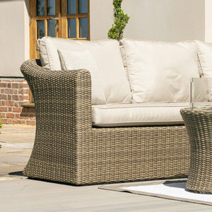 Winchester Small Corner Sofa Set with Fire Pit | Natural  Maze   