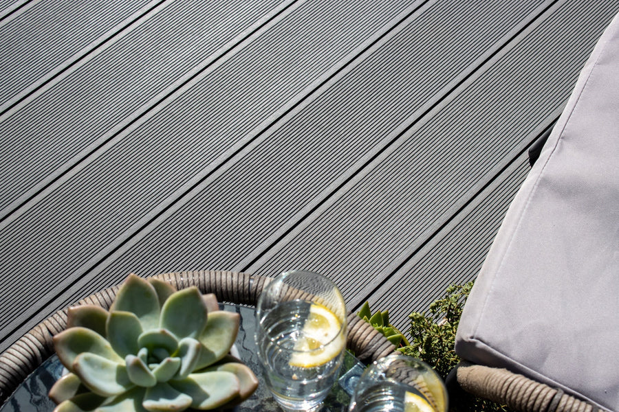 Grooved Composite Decking