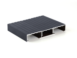 Non-combustible Aluminium Direct Fix Decking Board | RAL 7016 Anthracite Grey | 200mm x 30mm x 4.2m
