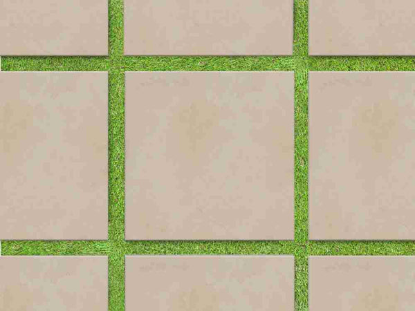 Bowmore™ | Beige Stone Effect Porcelain Paving Tiles (60x60x2cm)