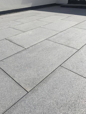 Carron™ | Silver Stone Effect Porcelain Paving Tiles (60x90x2cm)  Paving Stock   