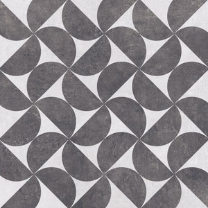 Decorio™ | Valencia Grey Patterned Porcelain Paving Tiles (60x60x2cm)  Tilespace   