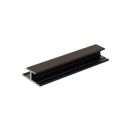 LuxxeClad™ Composite Panel Cladding Joint Trim (3.6m length) | Dark Brown