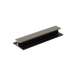 LuxxeClad™ Composite Panel Cladding Joint Trim (3.6m length) | Natural Grey