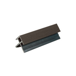 LuxxeClad™ Composite Panel Cladding External Corner Trim (3.6m length) | Dark Brown