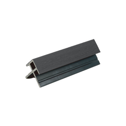LuxxeClad™ Composite Panel Cladding External Corner Trim (3.6m length) | Mid Grey