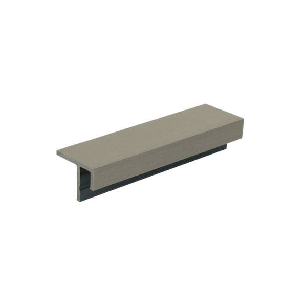 LuxxeClad™ Composite Panel Cladding F Trim (3.6m length) | Natural Grey Ningbo Helong New Material Co Ltd