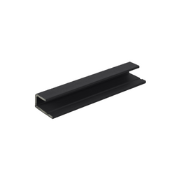 LuxxeClad™ Composite Panel Cladding Internal Corner Trim (3.6m length) | Black