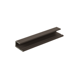 LuxxeClad™ Composite Panel Cladding Internal Corner Trim (3.6m length) | Dark Brown
