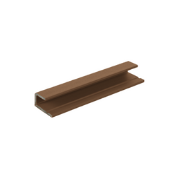 LuxxeClad™ Composite Panel Cladding Internal Corner Trim (3.6m length) | Light Brown